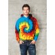 Rainbow Tie Dye Hoodie unisex