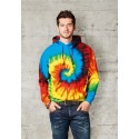 Rainbow Tie Dye Hoodie unisex