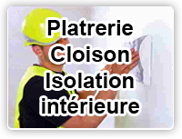Plâtrerie, Isolation Itérieure, Cloisons